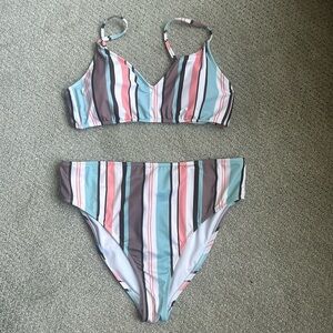 ⭐️BOGO⭐️ Hurley High Waist Bikini Set